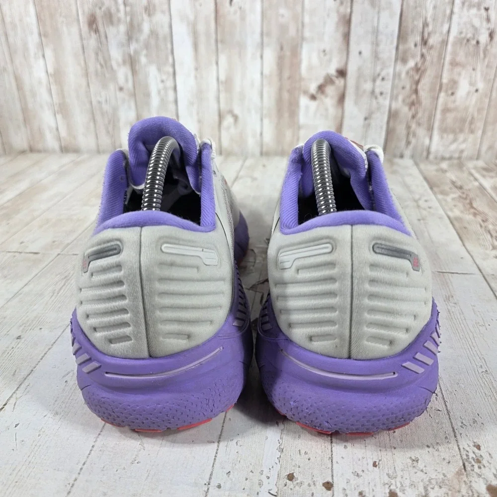 Brooks Adrenaline GTS 22 Womens 10.5 Running Shoes Gray Purple 1203531B105